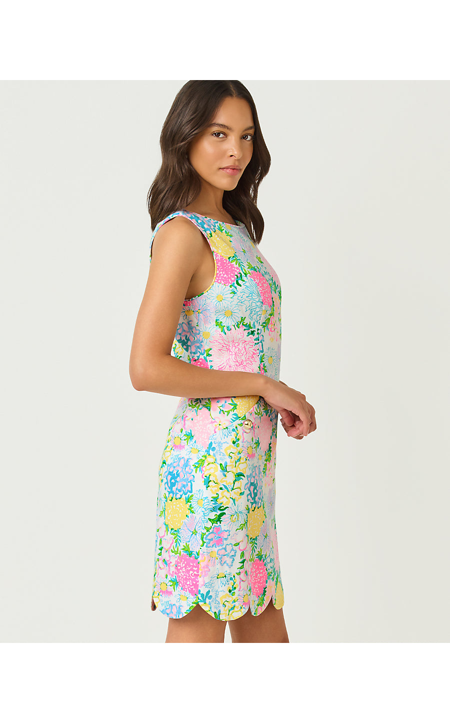 The Scallop Lilly Shift Multi Lilly Garden