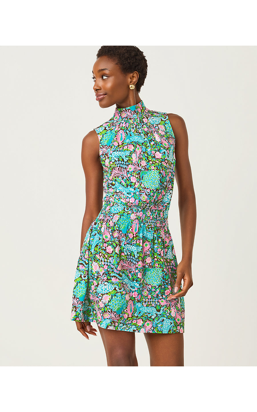 Sherah Skirted Romper Multi Royal Zoo