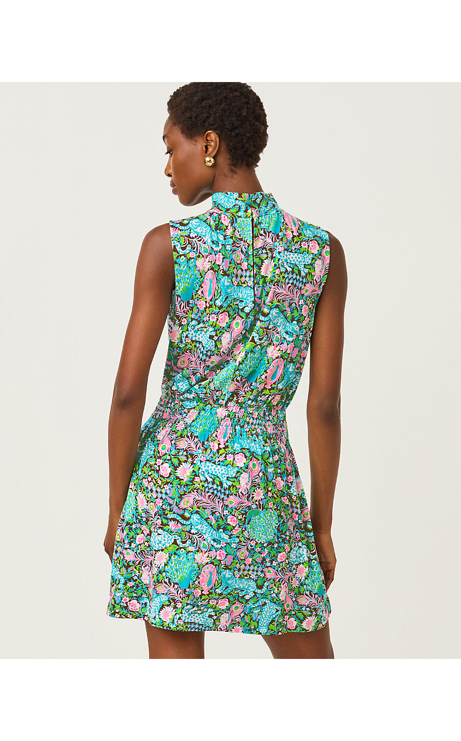 Sherah Skirted Romper Multi Royal Zoo