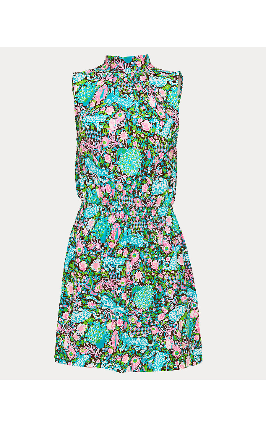 Sherah Skirted Romper Multi Royal Zoo