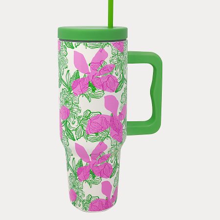 Stainless Steel 40 oz Tumbler  Sunset Shadows Home