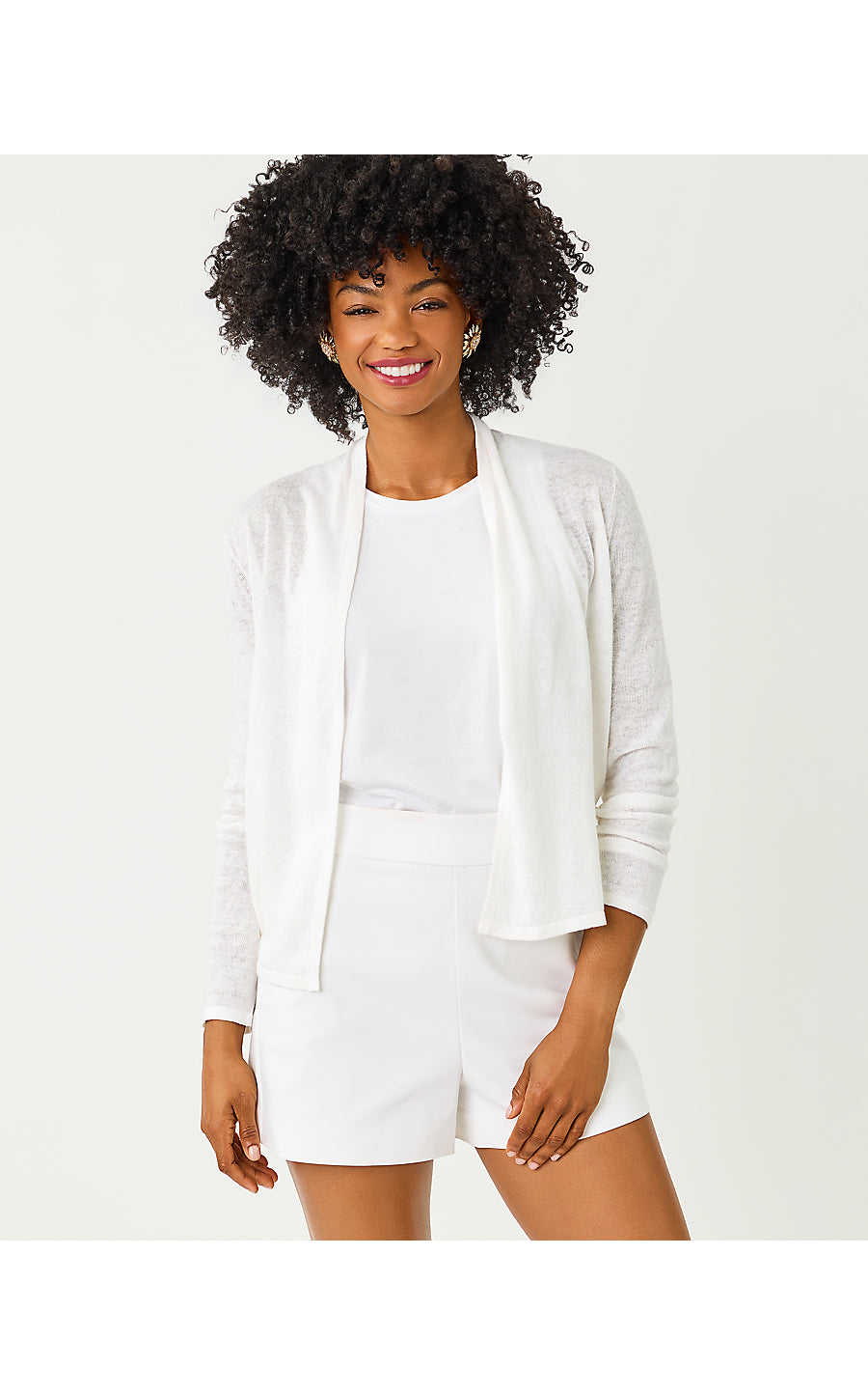 Faretta Cardigan Resort White