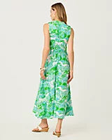 Colman Midi Dress Capri Blue Galloping Gals