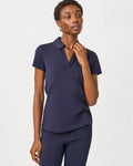 Frida Scallop Polo UPF 50+ True Navy