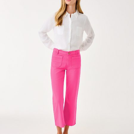 HARLEEN HIGH RISE CROP JEAN SUN SHELL PINK
