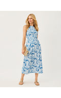 Finnley Midi Dress Nassau Blue Thar She Blows