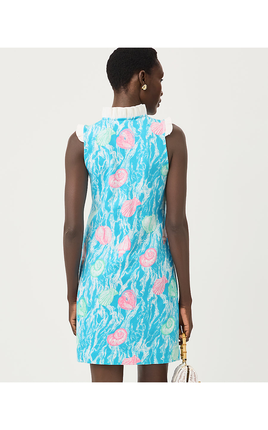 Evangeline Sleeveless Dress Capri Blue Shelden