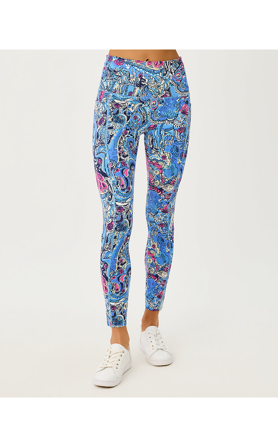 Endurance High Rise Midi Multi Paisley Parade