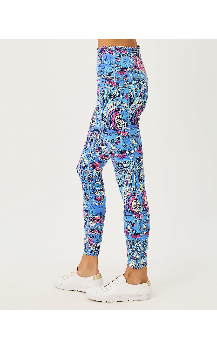 Endurance High Rise Midi Multi Paisley Parade