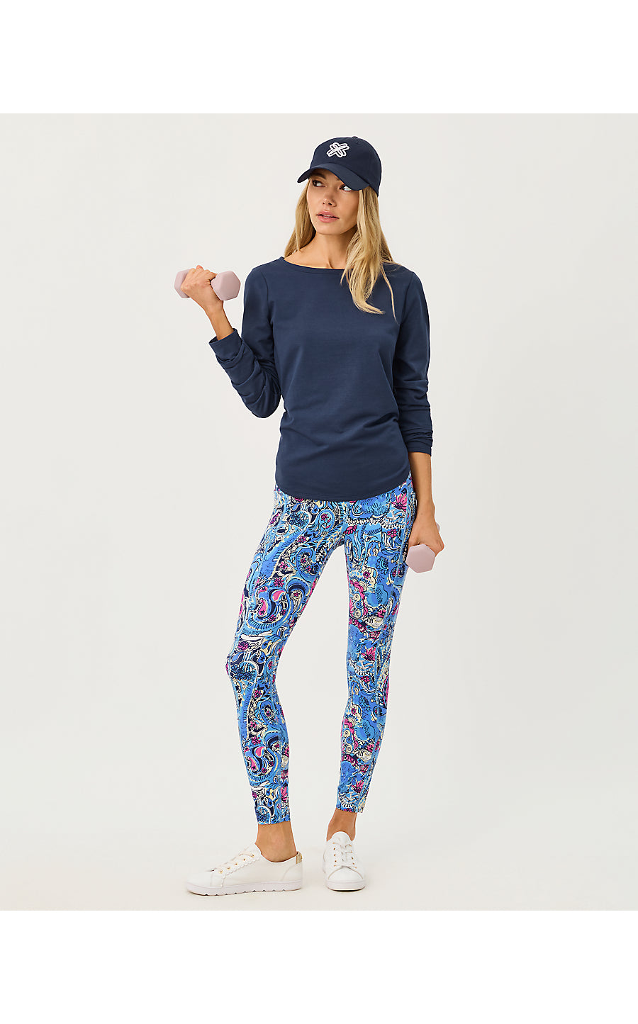 Endurance High Rise Midi Multi Paisley Parade