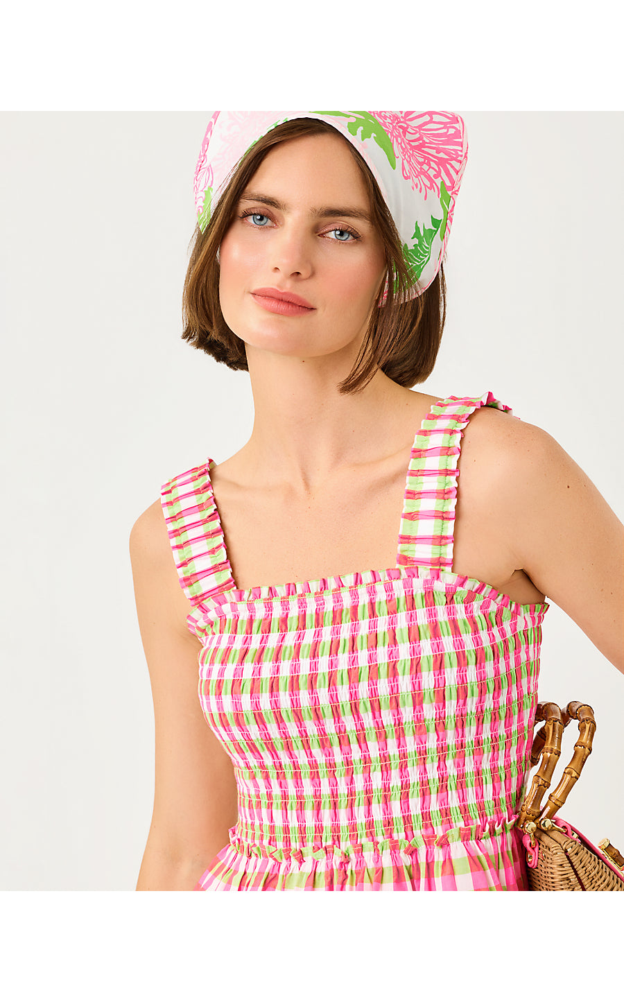 Hadly Skirted Romper Cherry Blossom Pink Summer Lovin Gingham