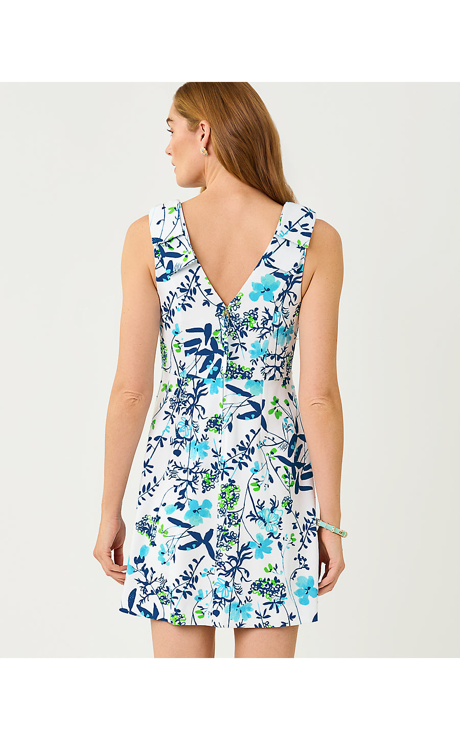 Janine Skirted Romper Resort White Sea Blooms