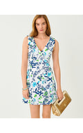 Janine Skirted Romper Resort White Sea Blooms