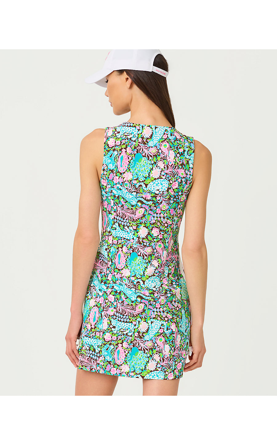 UPF 50+ Mela Active Dress Multi Crossgrain Royal Zoo