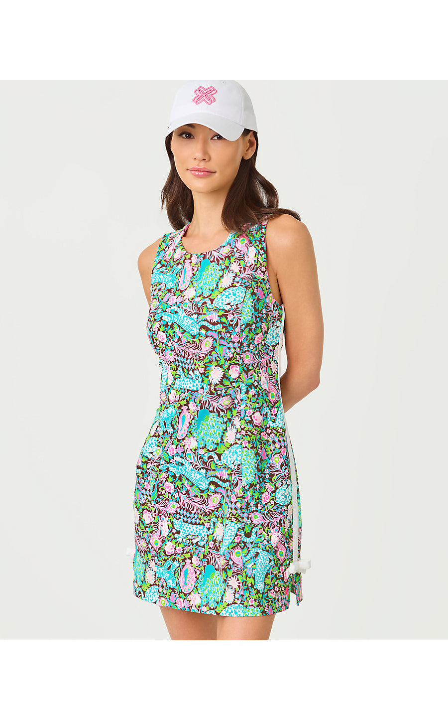 UPF 50+ Mela Active Dress Multi Crossgrain Royal Zoo