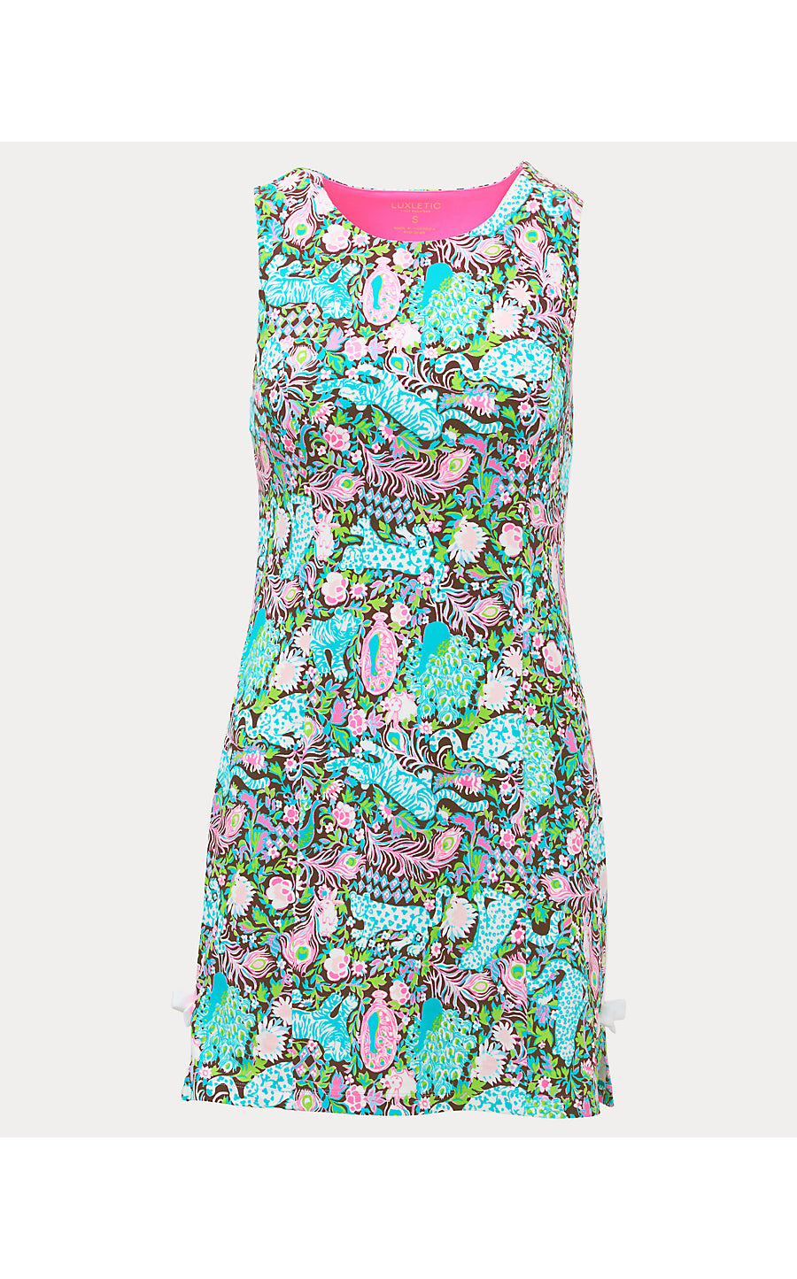 UPF 50+ Mela Active Dress Multi Crossgrain Royal Zoo