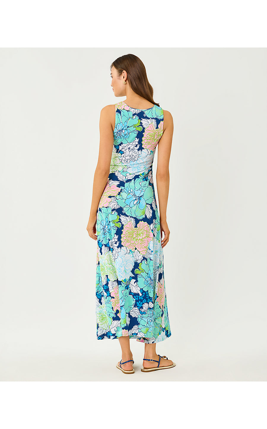 Carolita Maxi Dress Starlight Navy Tennessees Hibiscus