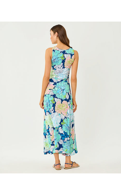 Carolita Maxi Dress Starlight Navy Tennessees Hibiscus