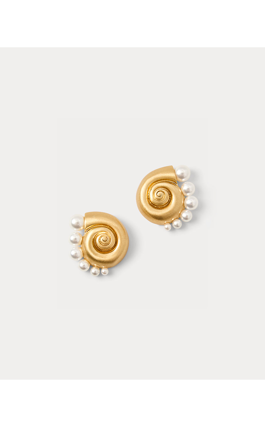 Ship To Shore Stud Earrings Gold Metallic