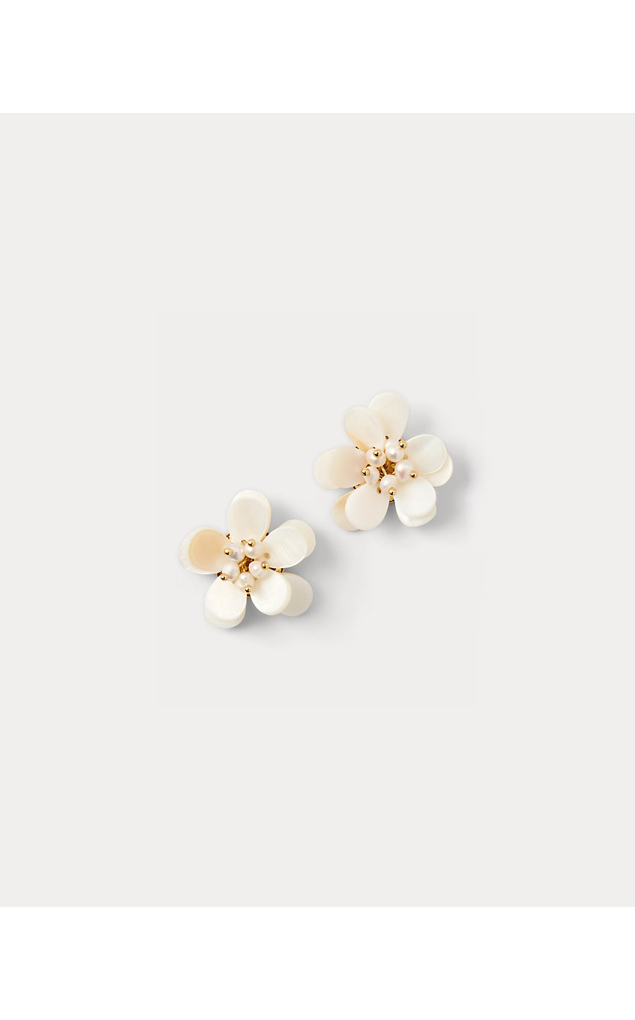 Burst Of Joy Earrings Resort White