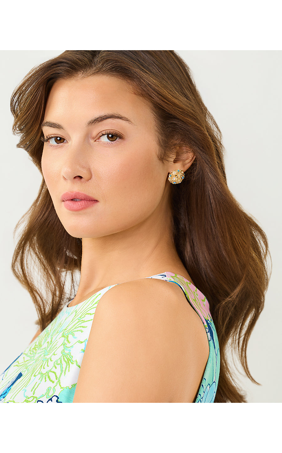 Harlillyquin Stud Earring Multi
