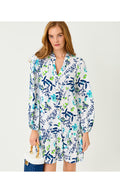 Shaley Tunic Dress Resort White Sea Blooms