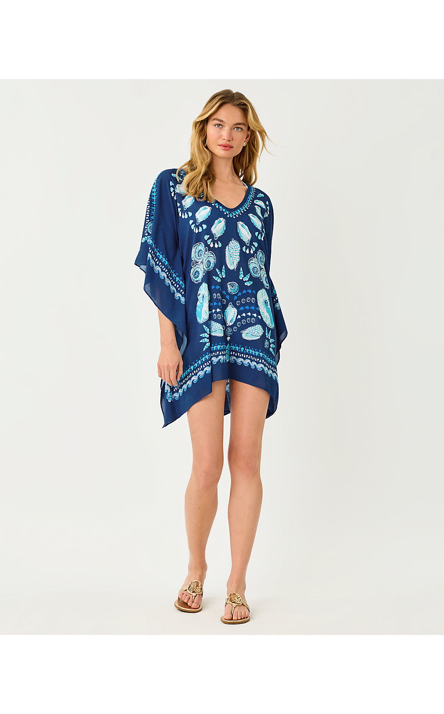 Airsy Coverup Starlight Navy Shell Shine Engineered