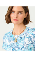Shell Shine Necklace Gold Metallic