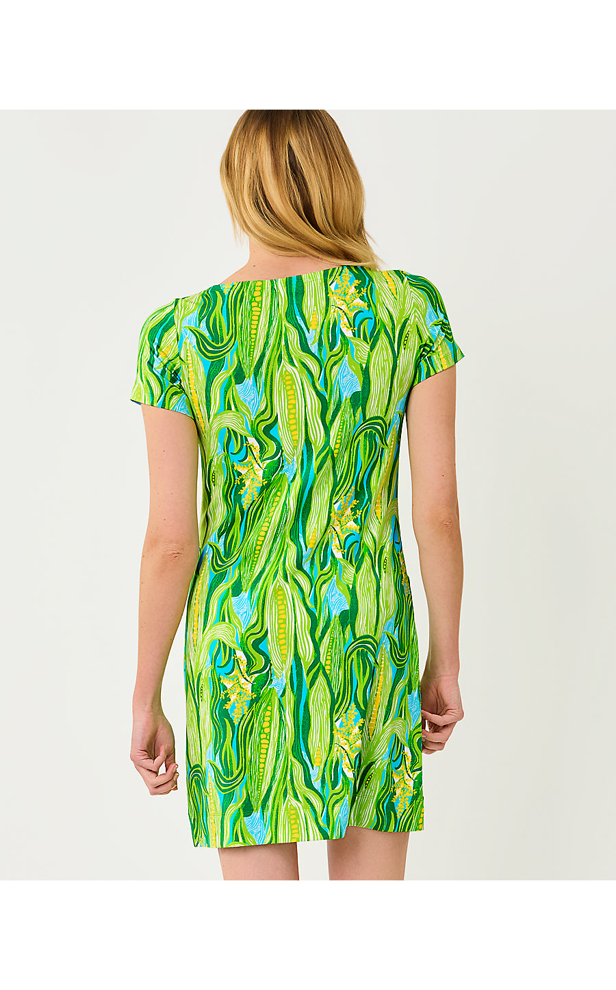 UPF 50+ Chelle Dress Turquoise Tide Sweet Corn