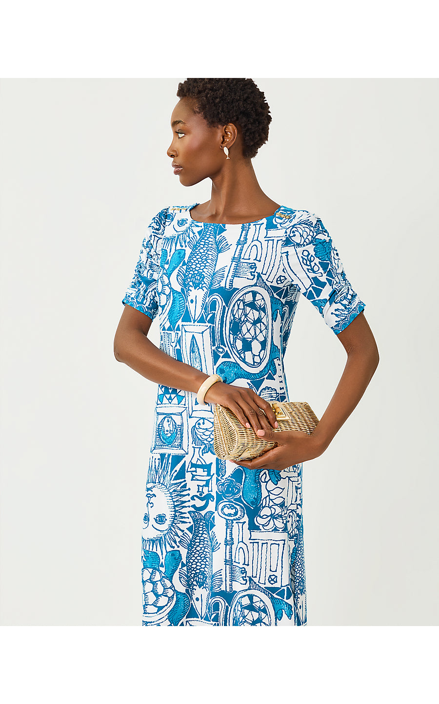 UPF 50+ Zarah Dress Resort White Oversized Harlillyquin Engineered
