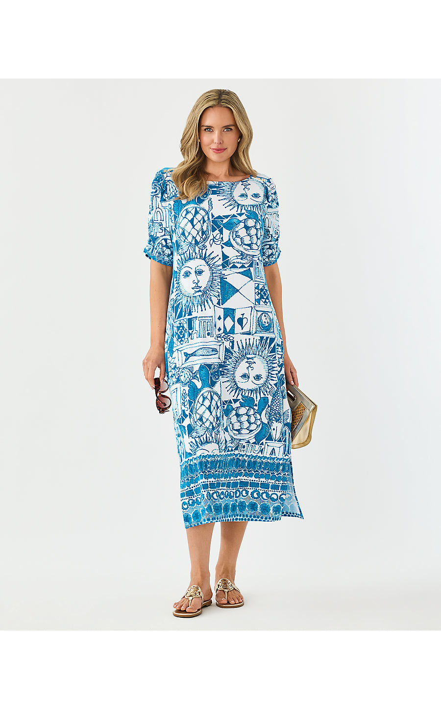 UPF 50+ Zarah Dress Resort White Oversized Harlillyquin Engineered