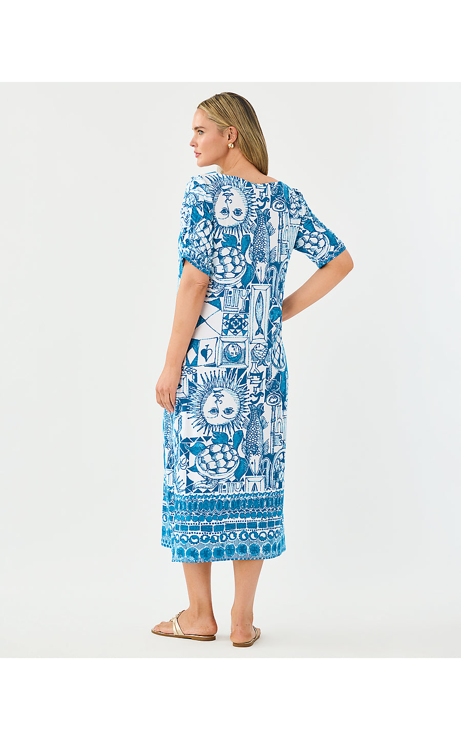 UPF 50+ Zarah Dress Resort White Oversized Harlillyquin Engineered
