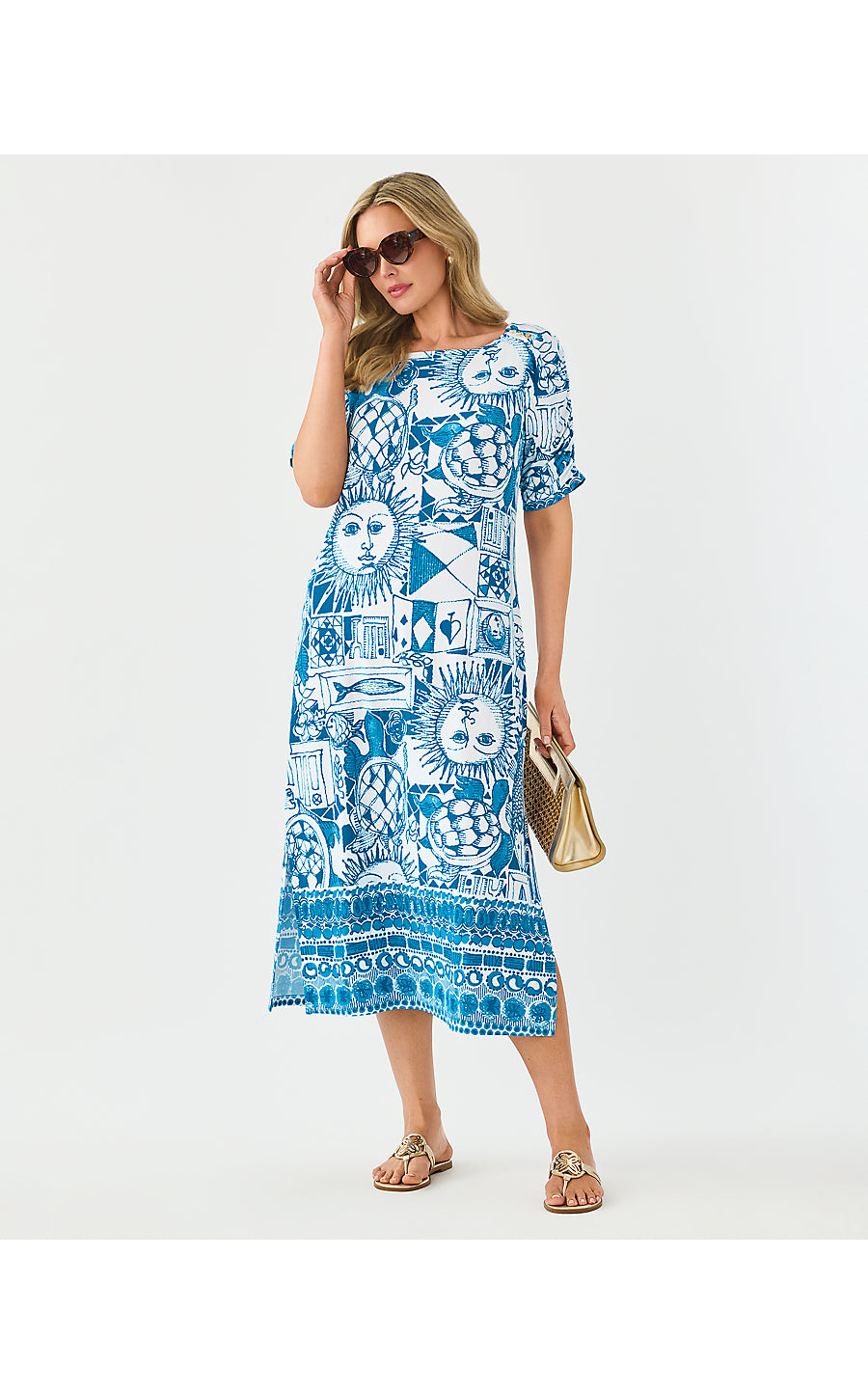 UPF 50+ Zarah Dress Resort White Oversized Harlillyquin Engineered