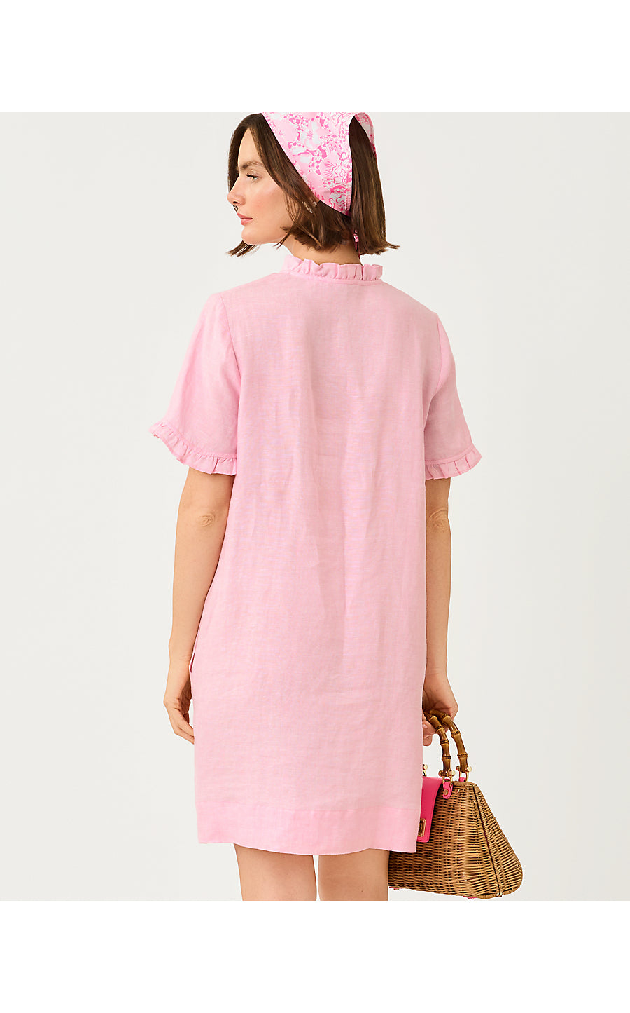 Scarlette Dress Conch Shell Pink X Resort White