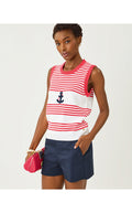 Breelan Sweater Shell Paradise Punch Nautical Embroidery