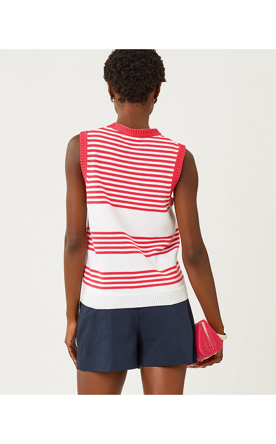 Breelan Sweater Shell Paradise Punch Nautical Embroidery