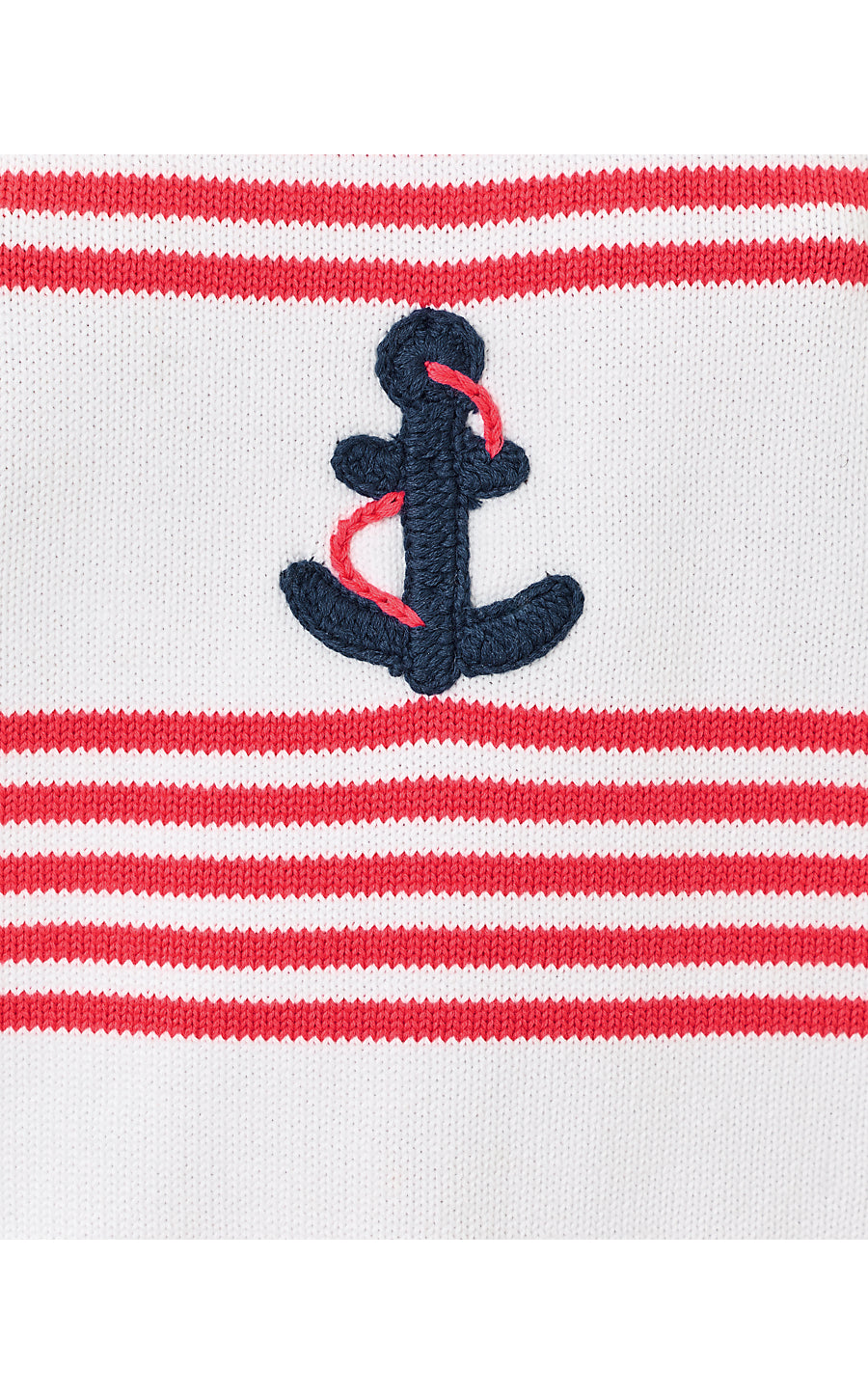 Breelan Sweater Shell Paradise Punch Nautical Embroidery