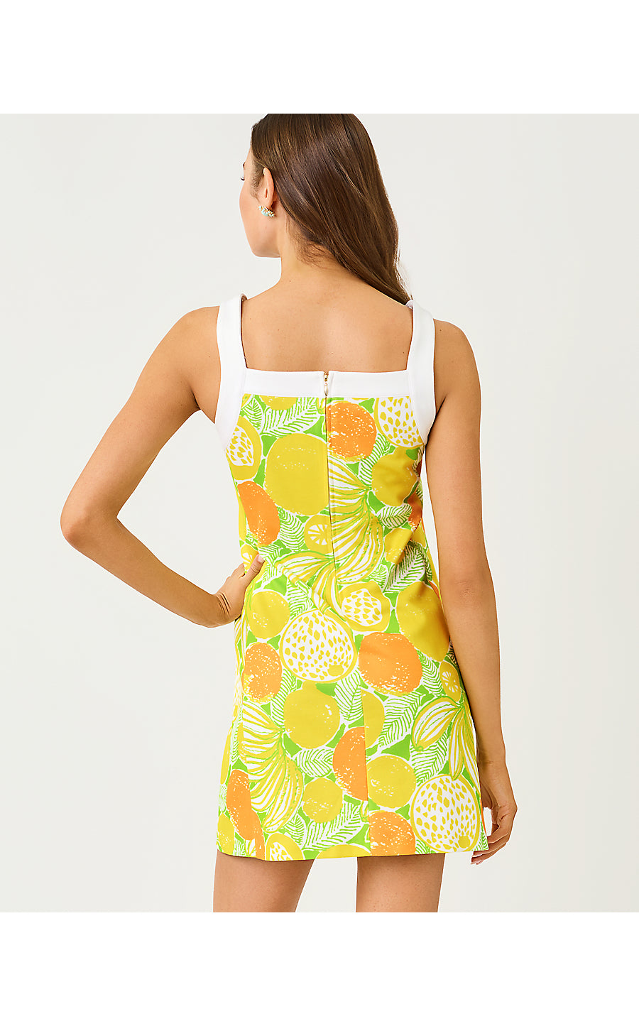 Duffy Shift Island Palm Oversized Zesty
