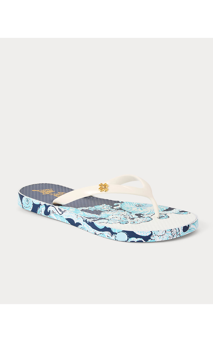 Pool Flip Flop Resort White Shell Shine Engineered
