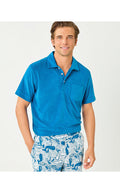 Men'S Stuff Harbor Polo Nassau Blue