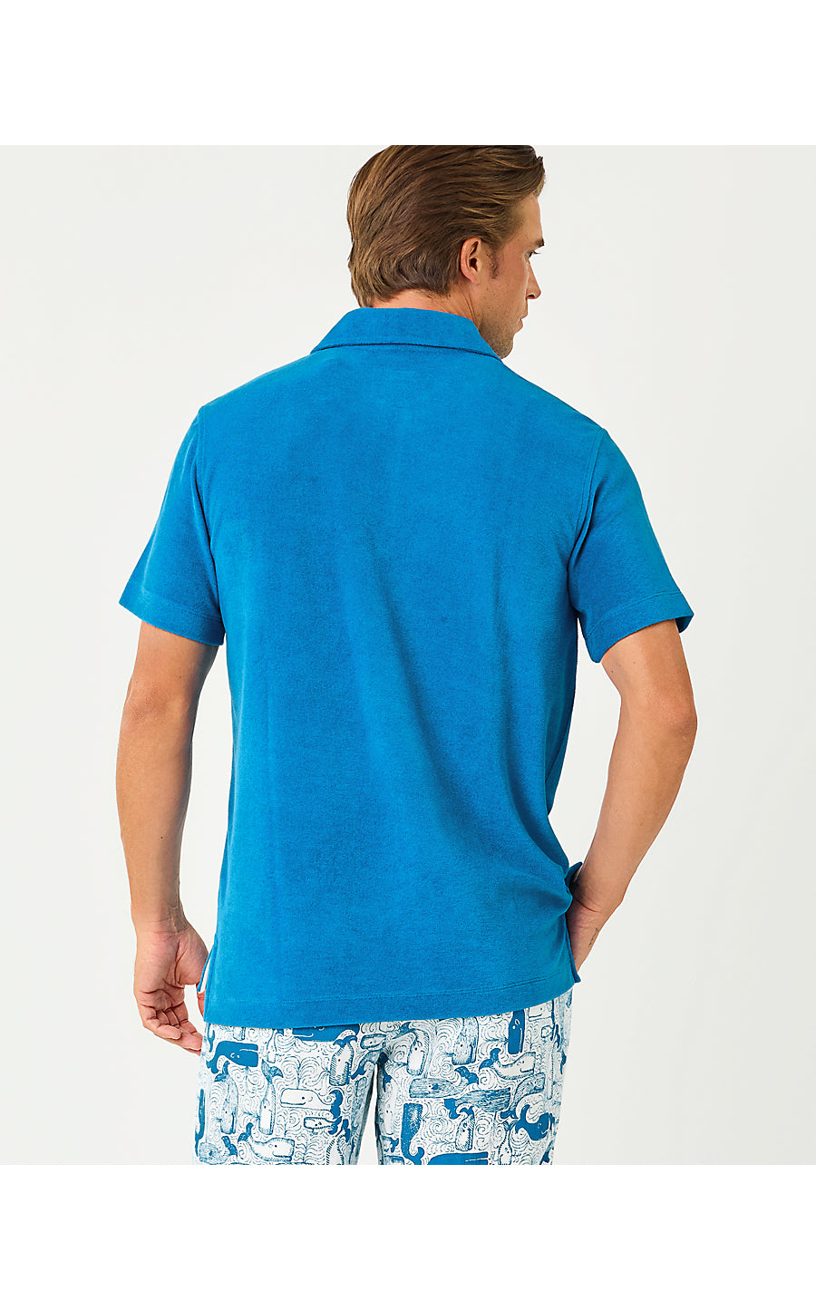 Men'S Stuff Harbor Polo Nassau Blue