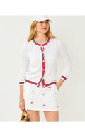 Colette Denim Skort Resort White Its A 250th Celebration Embroidery