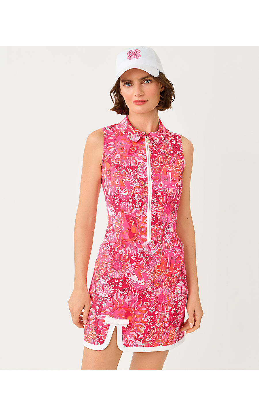 UPF 50+ Kathy Bow Dress Paradise Punch Jims Stuff