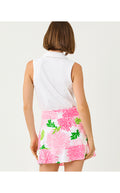 UPF 50+ Frida Sleeveless Bow Polo Resort White