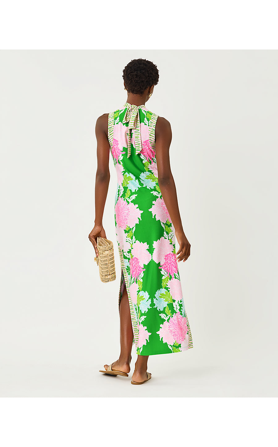 Wellington Maxi Dress Terrace Green Go With The Flow Engineered