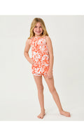 Mini Romey Knit Shift Set Sunset Orange Budding Romance
