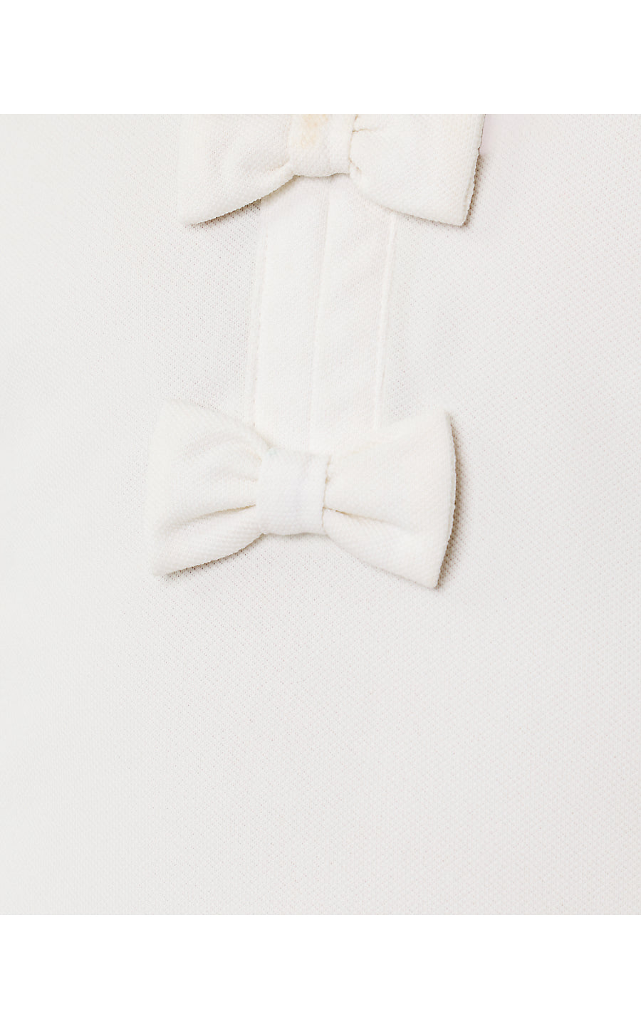 Mini Frida Sleeveless Polo Resort White