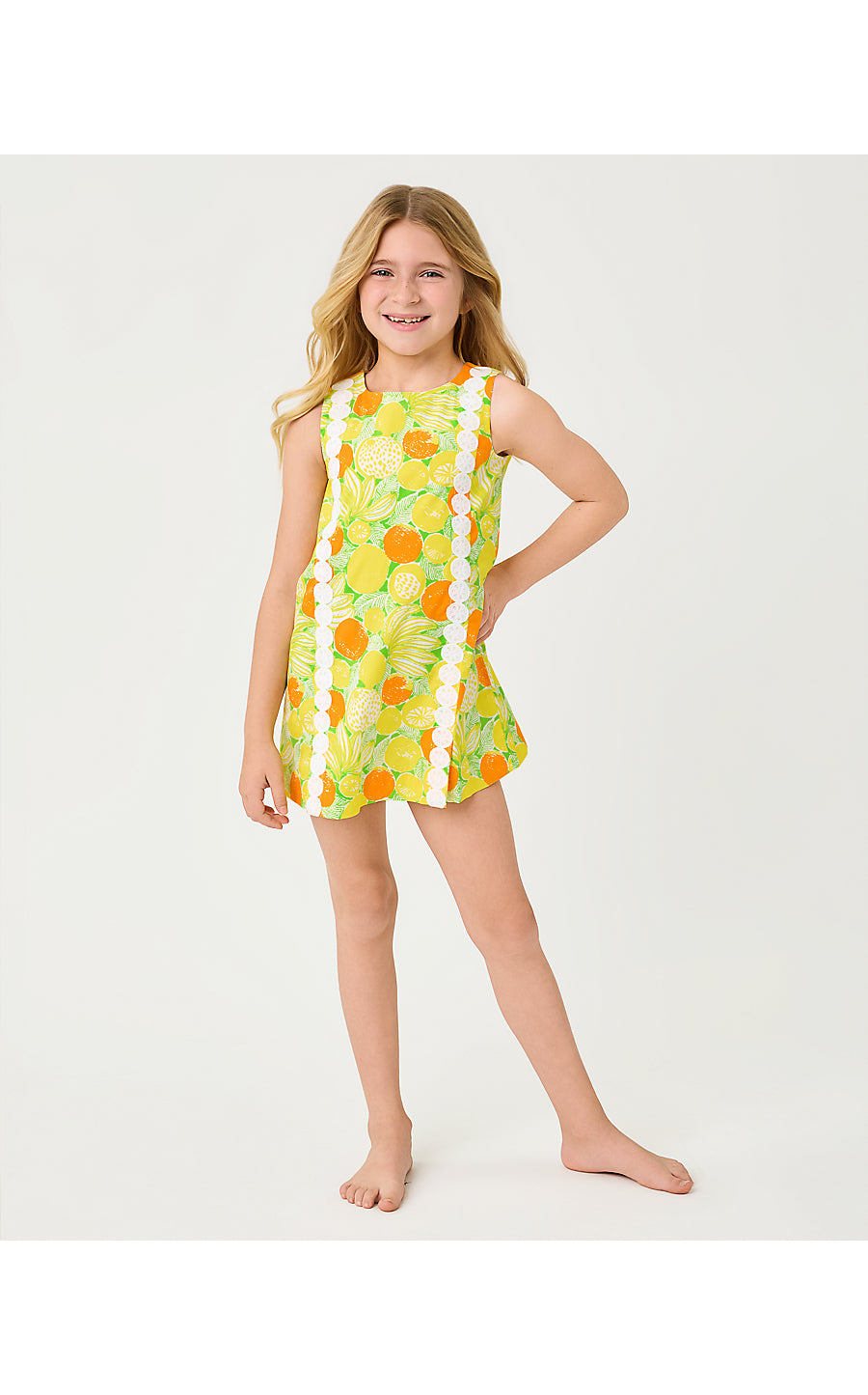 Little Lilly Classic Shift Island Palm Zesty