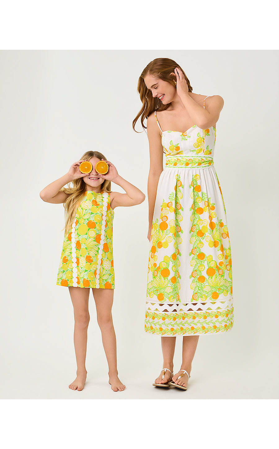 Little Lilly Classic Shift Island Palm Zesty
