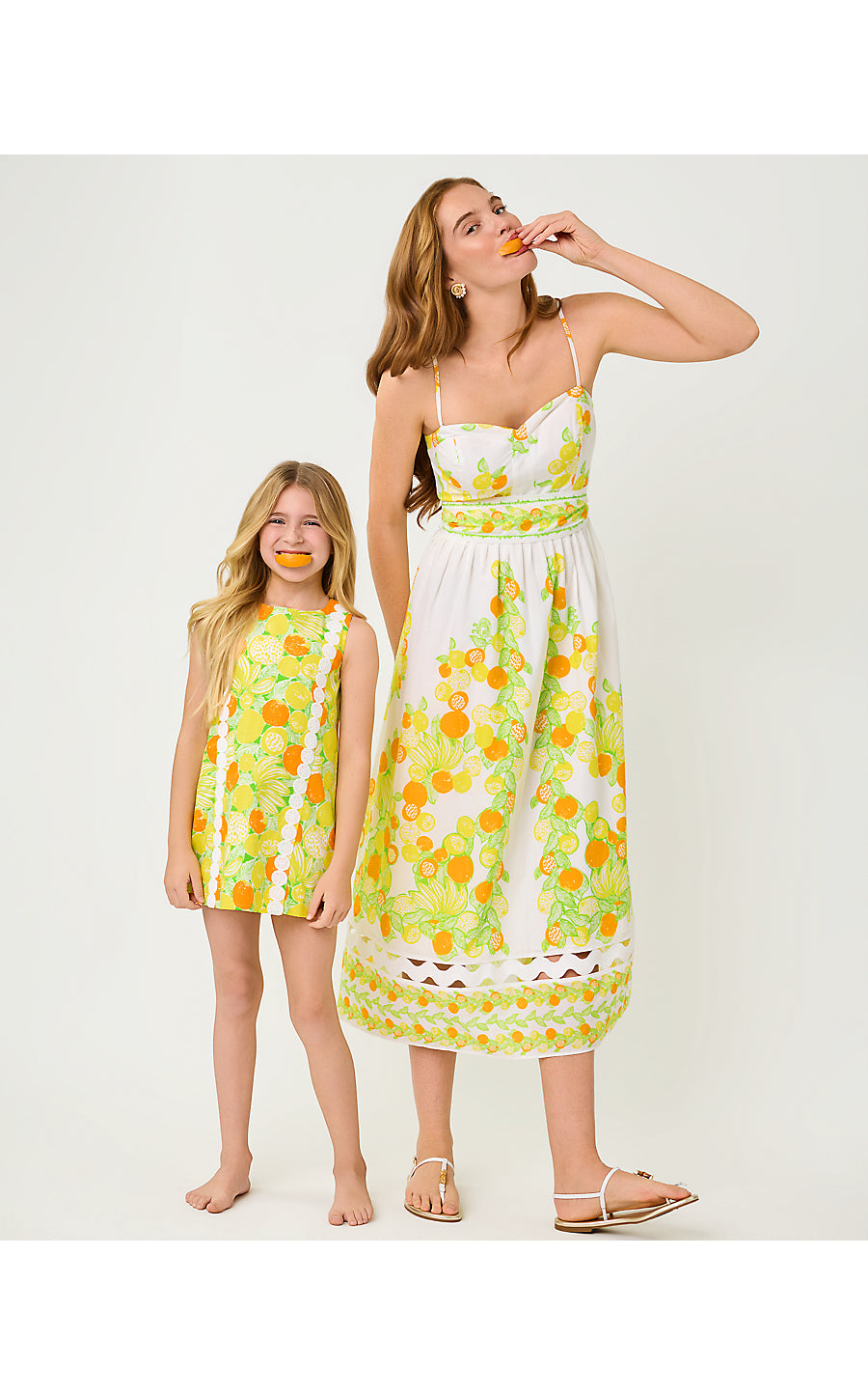 Little Lilly Classic Shift Island Palm Zesty